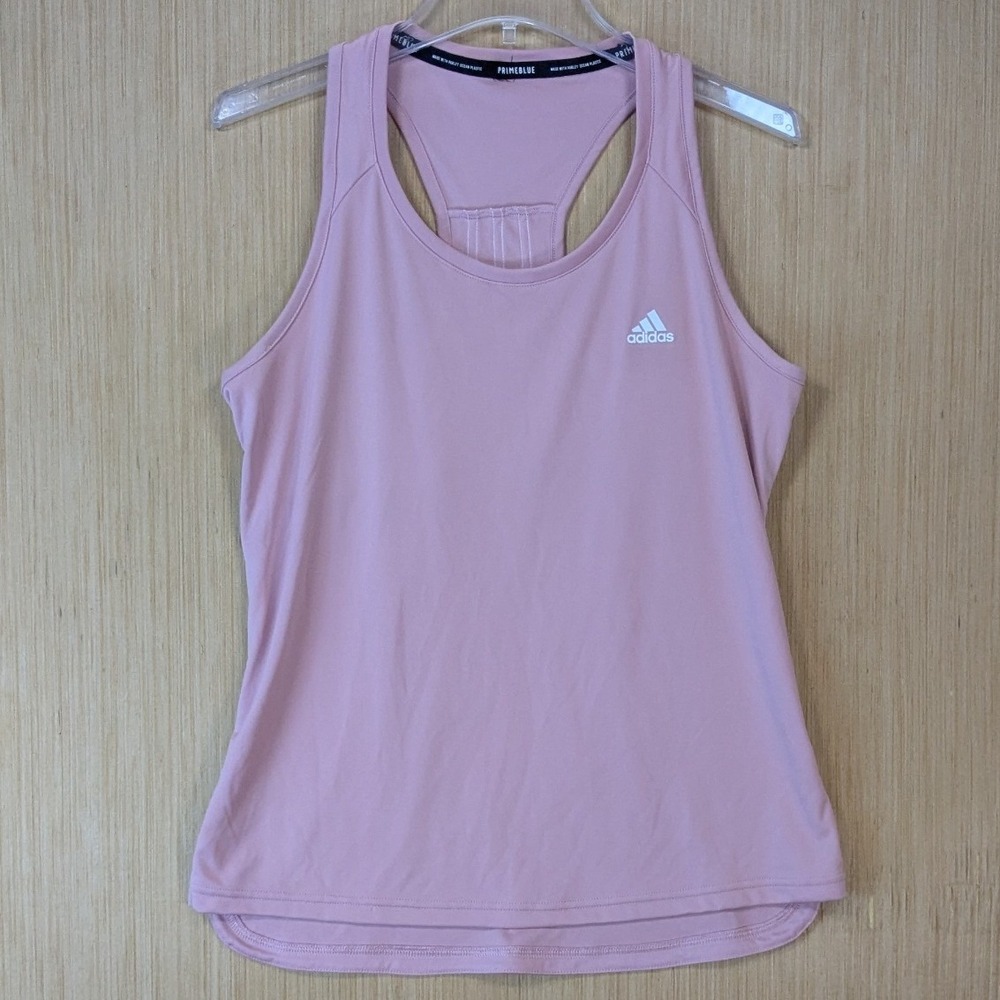 Adidas‎ Aeroready Primeblue Racerback Tank Top Pink Womens Athletic Gym Large